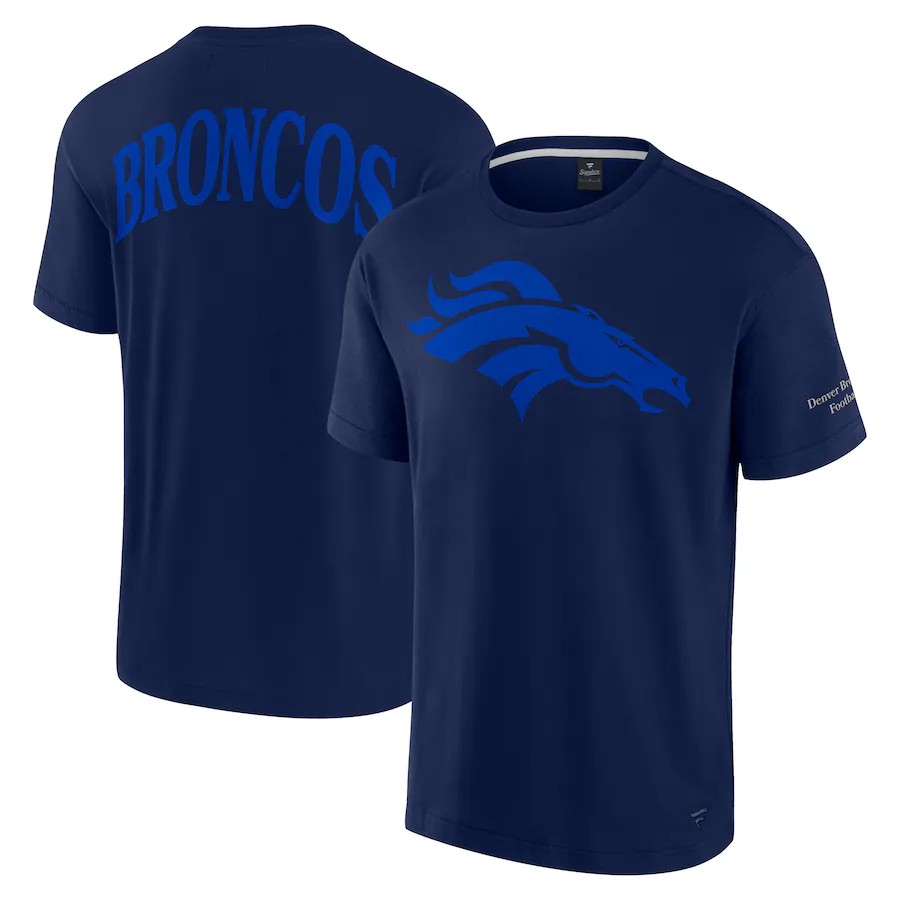 Men denver broncos blue 20241213 NFL T shirt